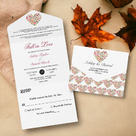 Queda Elegante Deixa Casamento Floral do Coração R