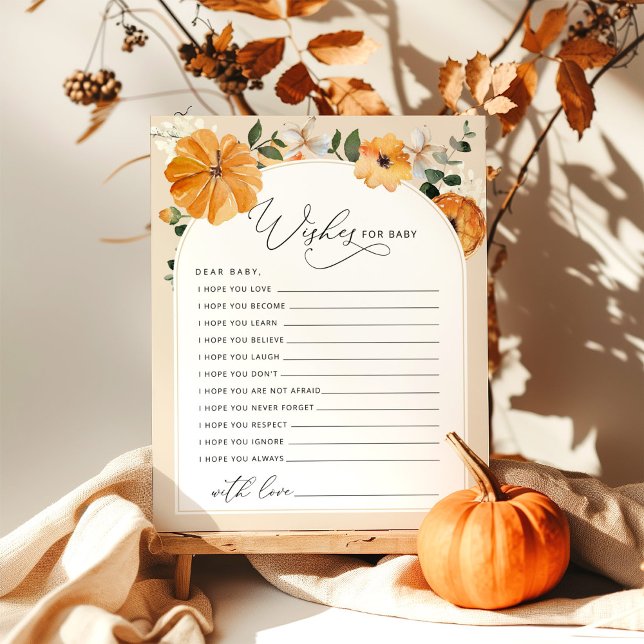 Queda floral Pequenos desejos de abóbora (Criador carregado)