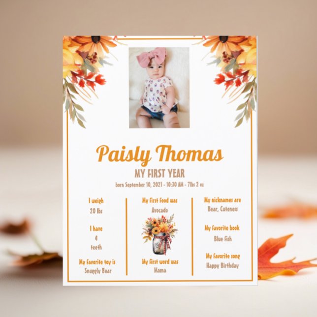 Queda primeiro aniversario de girassol Milestone P (Criador carregado)