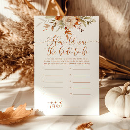 Queda Quantos anos tinha a noiva de ser o jogo