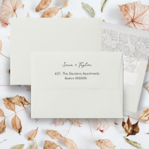 QUEDA SAI DO ENVELOPE DE CASAMENTO NO OUTONO