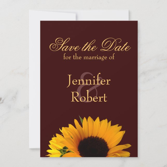 Queda Salvar o Anúncio da Data (Frente)