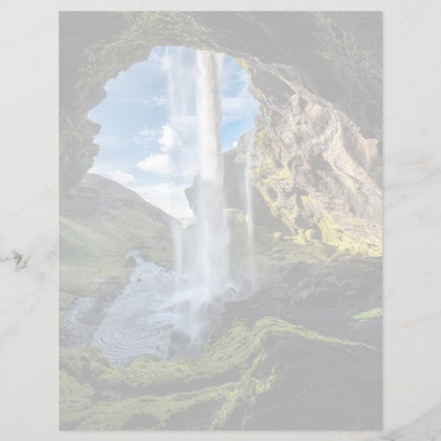 Quedas | Cascata islandesa (Frente)