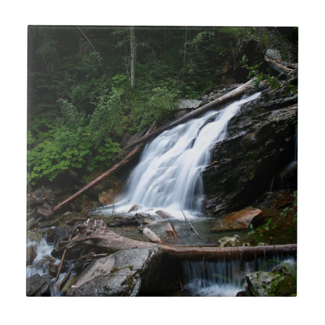 Quedas velhas da montanha da água (Frente)