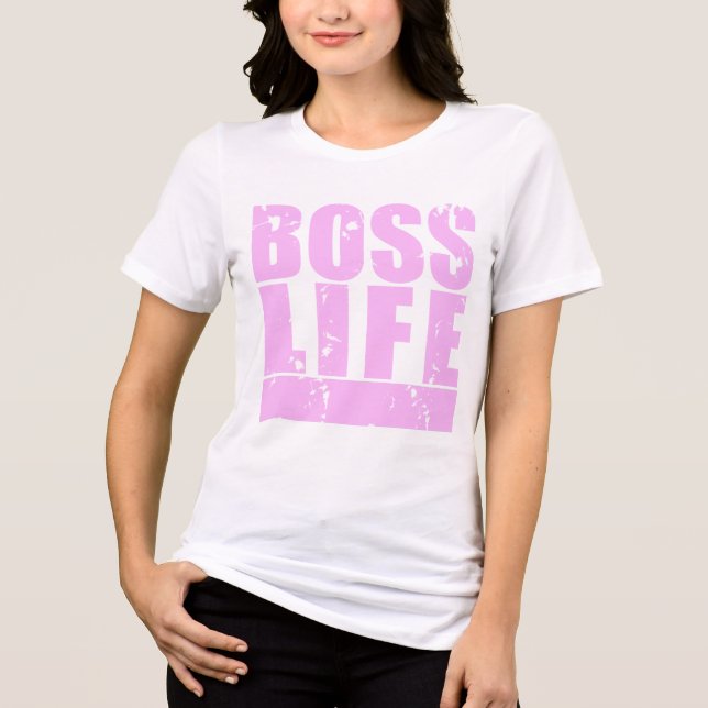 Queen Boss Life T-Shirt (Frente)