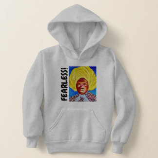 Queen Harriet Tubman Girls FEARLESS Hoodie - Gry