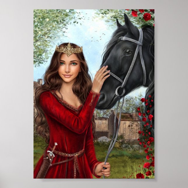 Queen Rosemary e Midas Character Art Impressão (Frente)