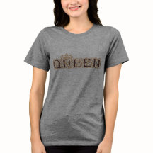 Queen Statement T-Shirt - Design de potência minim