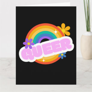 Queer. Cartão LGBT+Pride