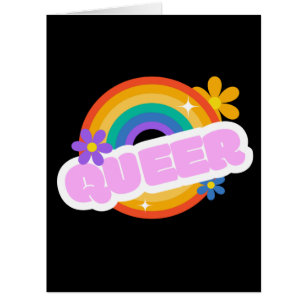 Queer. Cartão LGBT+Pride