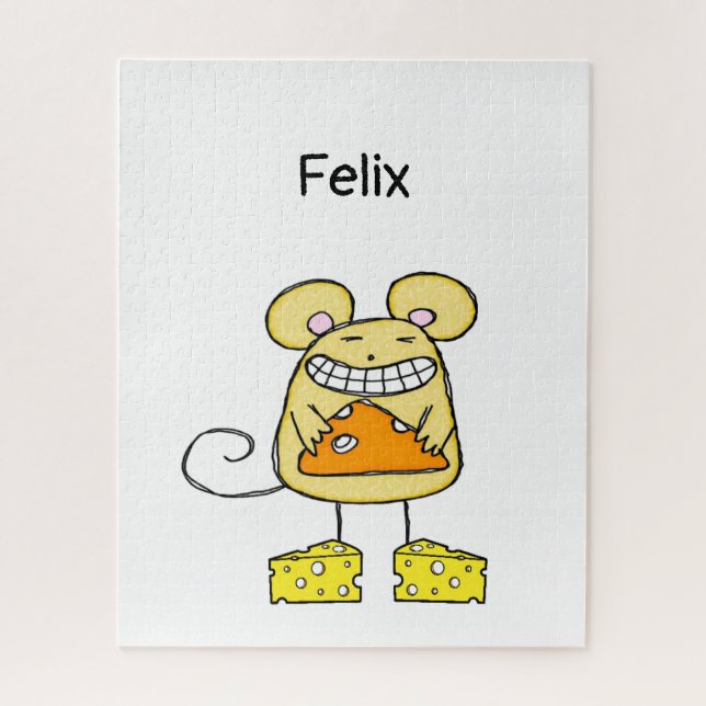 Queijo de Mouse quebra-cabeça (Vertical)