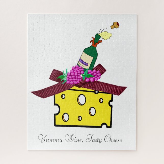Queijo de vinho quebra-cabeça (Vertical)