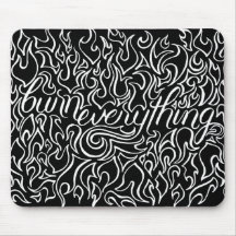 Queimadura tudo Mousepad
