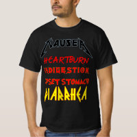 queixas gástricas perfeitas perfeitas camisetas de