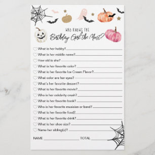 Quem conhece a aniversariante The Most Halloween