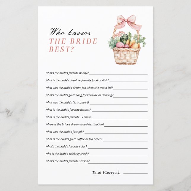 Quem Conhece A Noiva Mais Fresca No Jogo Da Brida  (Frente)