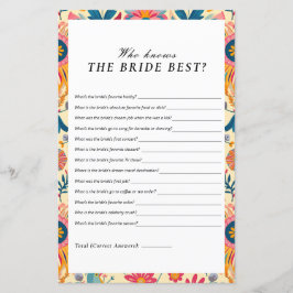 Quem conhece a noiva melhor Chá de panela mexicano