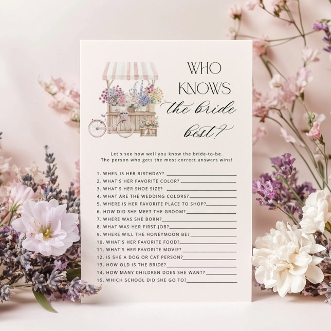 Quem conhece a noiva melhor fora do mercado? (Criador carregado)