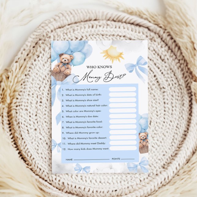 Quem Conhece As Melhores Cartões De Jogo De Mamãe (Criador carregado)