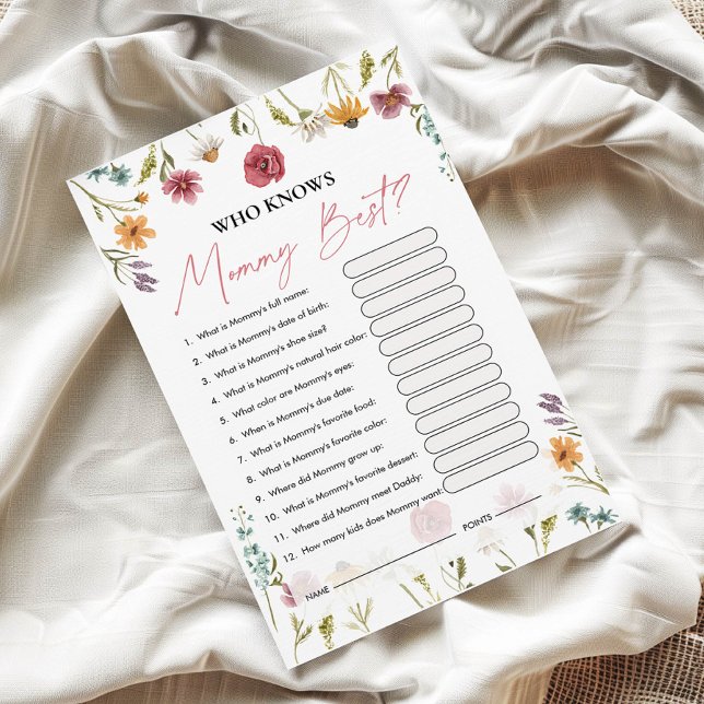 Quem conhece melhor as Mamães | Jogo do chá de fra (Criador carregado)