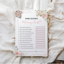 Quem conhece melhor as Mamães | Jogo do chá de fra