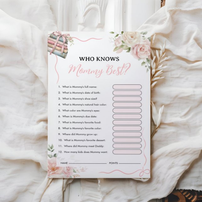 Quem conhece melhor as Mamães | Jogo do chá de fra (Criador carregado)