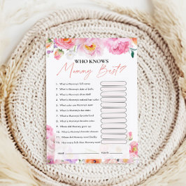 Quem conhece melhor as Mamães | Jogo do chá de fra