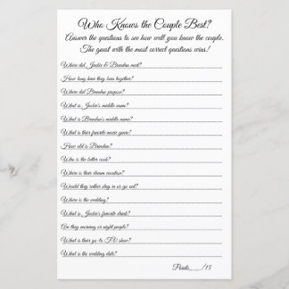 Quem conhece melhor o Casal?