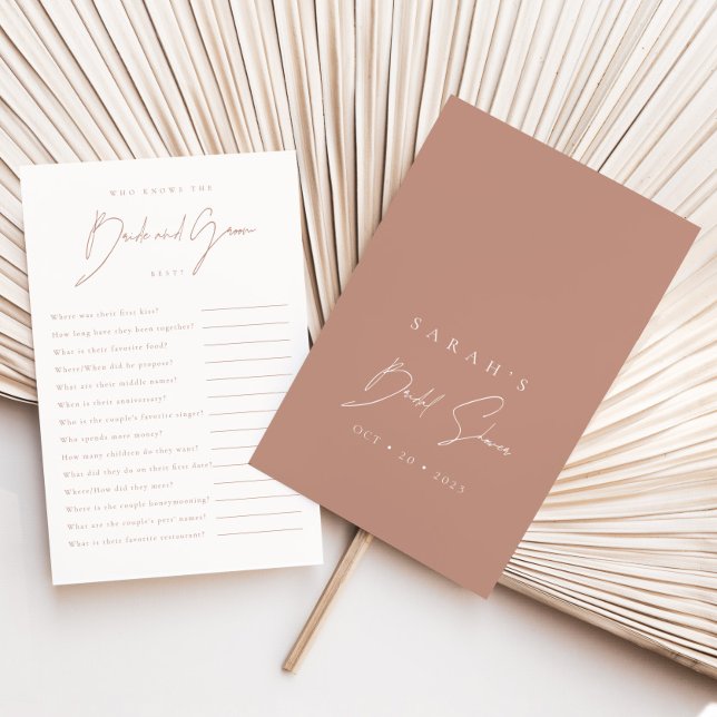 Quem Conhece Melhor o Noivo & a Noiva Jogo para Ch (Criador carregado)