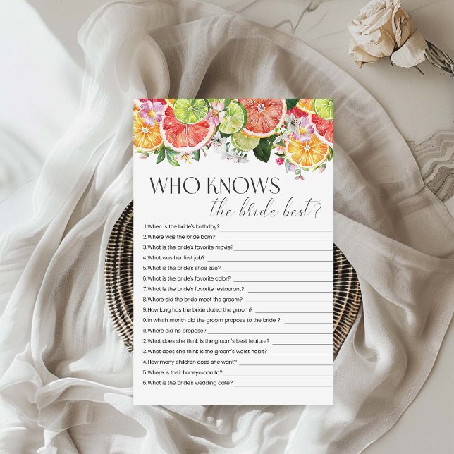 Quem Conhece O Jogo Do Chá de panela De Citros (Criador carregado)