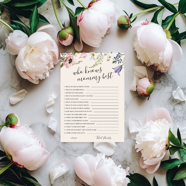 Quem Conhece O Melhor Cartão De Jogo De Chá de fra (Criador carregado)