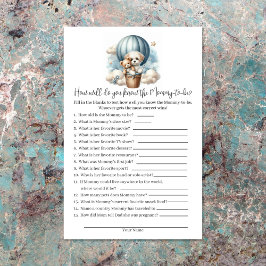 Quem Conhece O Melhor Cartão De Jogo De Chá de fra