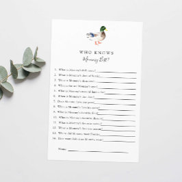 Quem Conhece O Melhor Jogo De Chá de fraldas De Pa