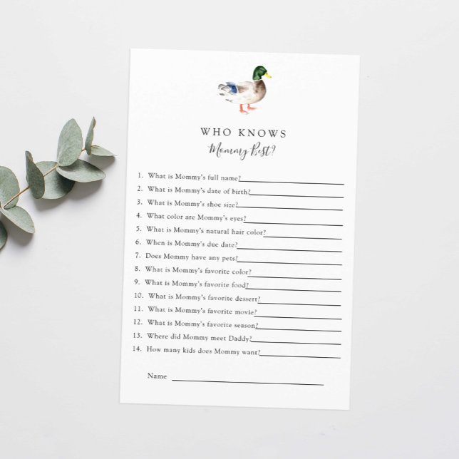 Quem Conhece O Melhor Jogo De Chá de fraldas De Pa (Criador carregado)