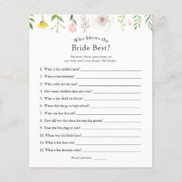 Quem conhece o melhor jogo de noiva