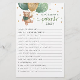 Quem Conhece Os Pais O Melhor Jogo Do Urso De Tedd