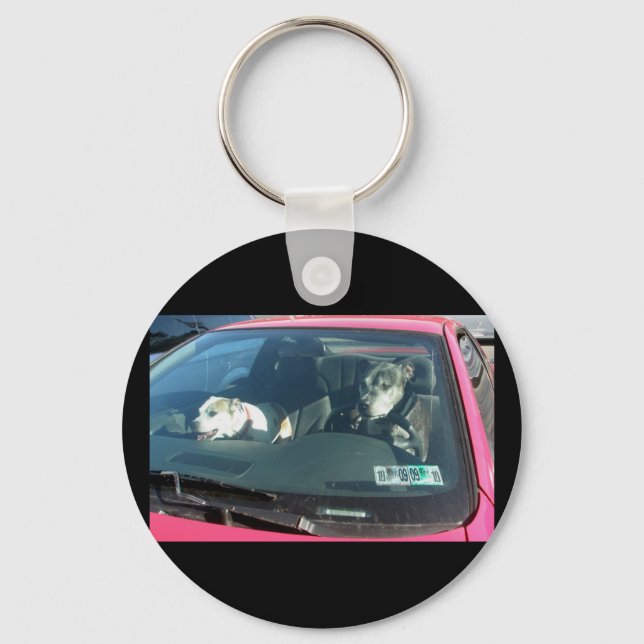 Quem deixou os cachorros sair? Chaveiro (Frente)