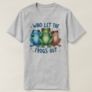 Quem Deixou os Sapos Saírem Camiseta com Citação G