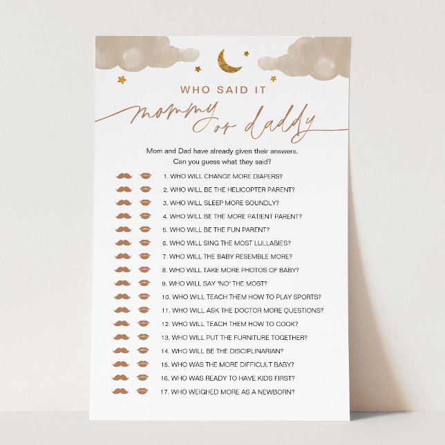 Quem disse que ele era Mamãe ou Pai Jogo do Bebê b (Criador carregado)