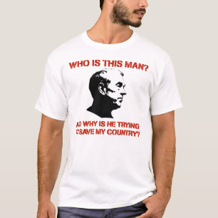Quem é este homem? Camisa de Ron Paul