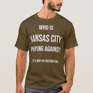 Quem é Kansas City jogando Contra a Camiseta engra