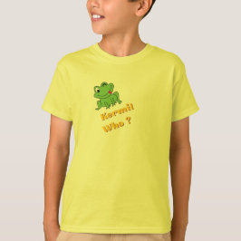 Quem é Kermit? | Camiseta engraçada e atrevida com