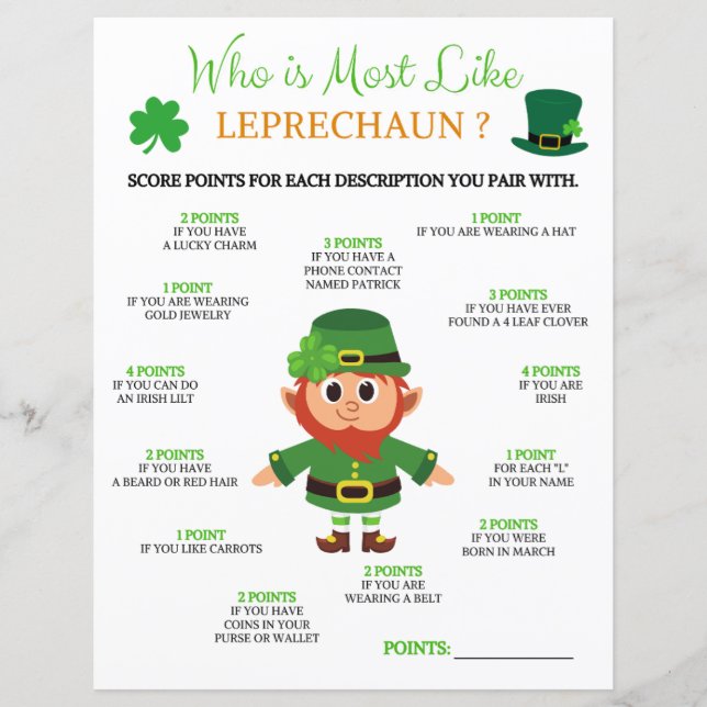 Quem é mais parecido com um jogo de duende (Frente)