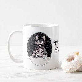 Quem é uma senhora louca do gato? caneca 11oz
