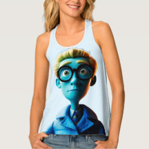 Quem está olhando para você Blue, Women's Tank Top