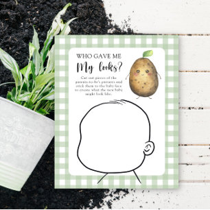 Quem me deu minha aparência jogo de chá de bebê