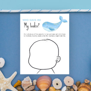 Quem me deu os meus olhares? Jogo de chá de fralda