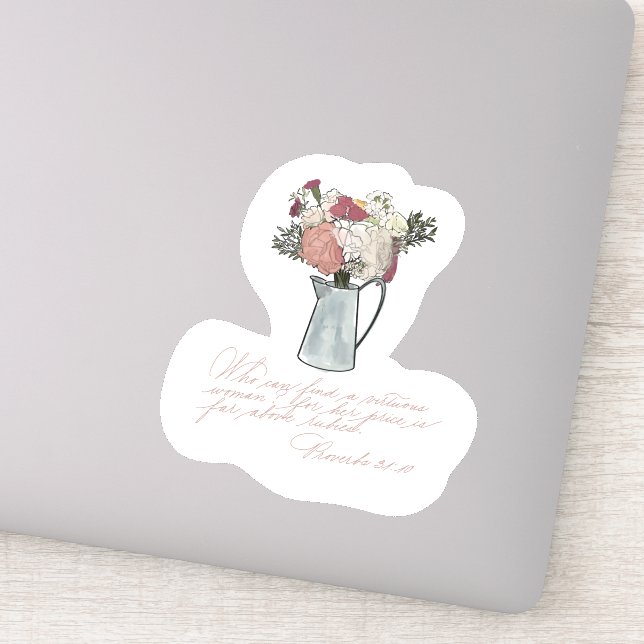 Quem pode encontrar uma mulher virtuosa? Adesivo (Detalhe)