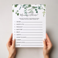 Quem pode terminar o jogo de Chá de fraldas de Fra