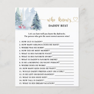 Quem sabe melhor jogo de papai do inverno